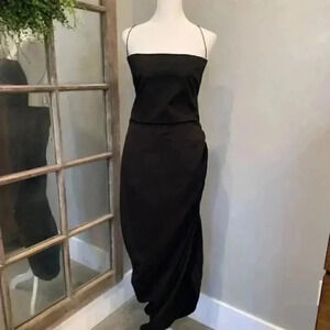 Amy Enjoy Life Black Asymmetrical Dress